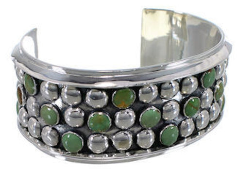 Turquoise Jewelry Silver Southwestern Cuff Bracelet MX27520