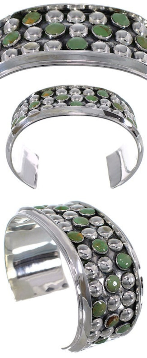 Turquoise Jewelry Silver Southwestern Cuff Bracelet MX27520