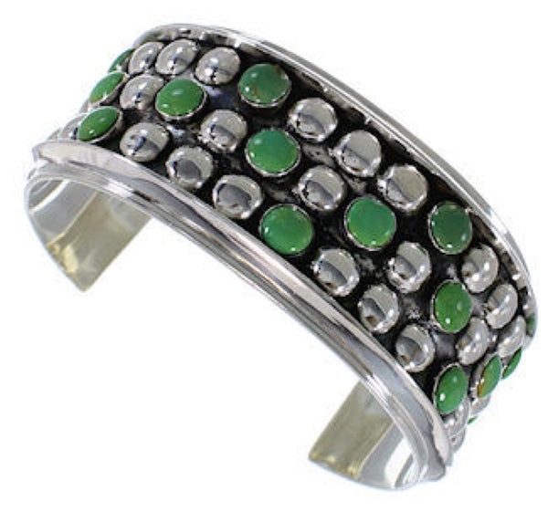 Genuine Sterling Silver Turquoise Jewelry Cuff Bracelet MX27526