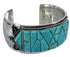 Sterling Silver Jewelry Turquoise Inlay Cuff Bracelet GS59867