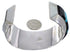 Southwest Jet Inlay And Turquoise Cuff Bracelet PX27968