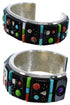 Southwestern Multicolor Inlay Jewelry Cuff Bracelet PX28012