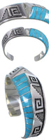 Turquoise Inlay Jewelry Cuff Bracelet GS58405