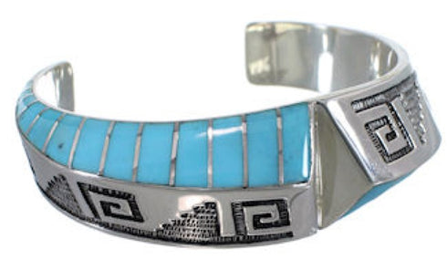 Turquoise Inlay Southwest Cuff Bracelet BW70512