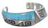 Turquoise Inlay Southwest Cuff Bracelet BW70512