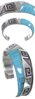 Turquoise Inlay Southwest Cuff Bracelet BW70512