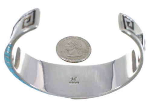 Turquoise Inlay Southwest Cuff Bracelet BW70512