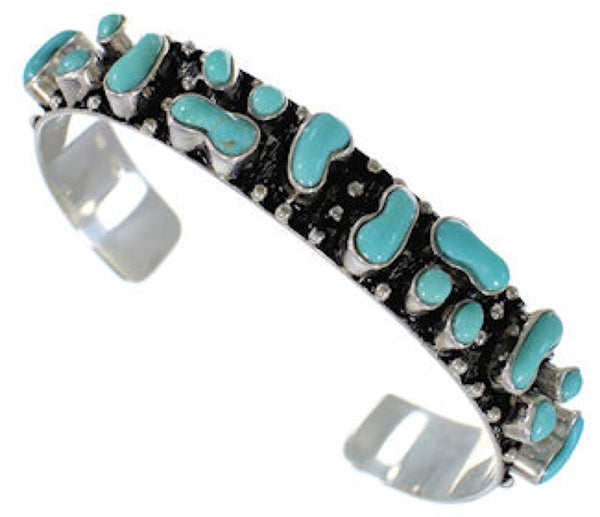 Turquoise Southwest Silver Cuff Bracelet Jewelry GS57705
