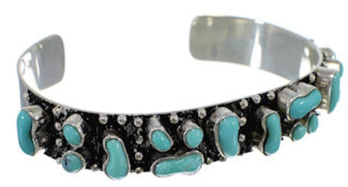 Turquoise Southwest Silver Cuff Bracelet Jewelry GS57705