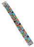 Multicolor And Silver Whiterock Link Bracelet YS69798