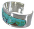 Silver Multicolor Native American Design Cuff Bracelet EX27873