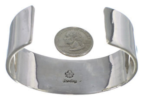 Silver Multicolor Native American Design Cuff Bracelet EX27876