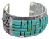 Southwest Jewelry Turquoise Sterling Silver Cuff Bracelet MX27117