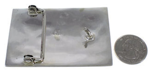 Southwest Sterling Silver Jewelry Turquoise Belt Buckle YS59882