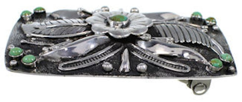 Sterling Silver Turquoise Jewelry Belt Buckle YS59871