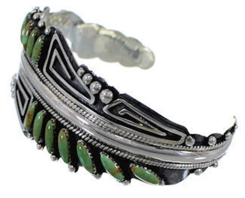 Turquoise Southwest Overlay Sterling Silver Cuff Bracelet EX27456