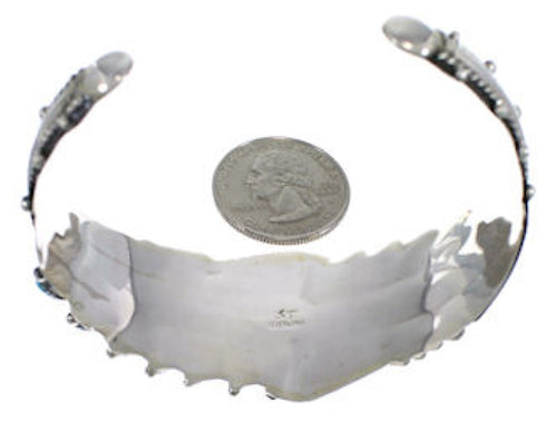 Sterling Silver Jewelry Turquoise Southwest Cuff Bracelet FX28169