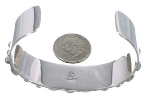 Turquoise Authentic Sterling Silver Cuff Bracelet Jewelry VX37754