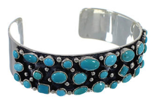 Authentic Sterling Silver Turquoise Bracelet Jewelry VX37758