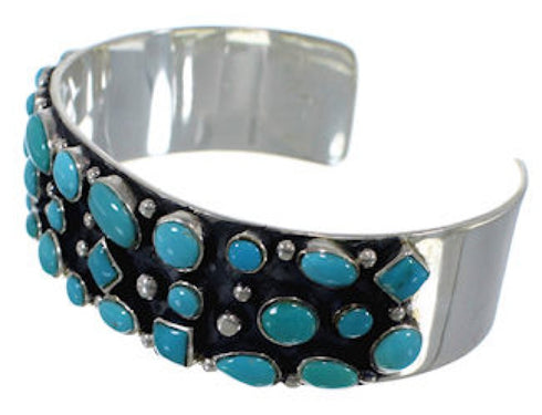 Authentic Sterling Silver Turquoise Bracelet Jewelry VX37758