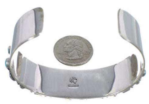 Authentic Sterling Silver Turquoise Bracelet Jewelry VX37758