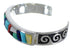 Southwest Multicolor Water Wave Cuff Bracelet VX37775
