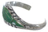 Turquoise Inlay Sterling Silver Cuff Jewelry Bracelet VX37688