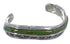 Southwest Sterling Silver And Turquoise Cuff Bracelet TX39378