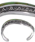 Southwest Sterling Silver And Turquoise Cuff Bracelet TX39378