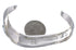 Southwest Sterling Silver Multicolor Inlay Cuff Bracelet TX39429