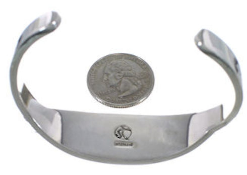 Authentic Sterling Silver Turquoise Water Wave Bracelet VX37546