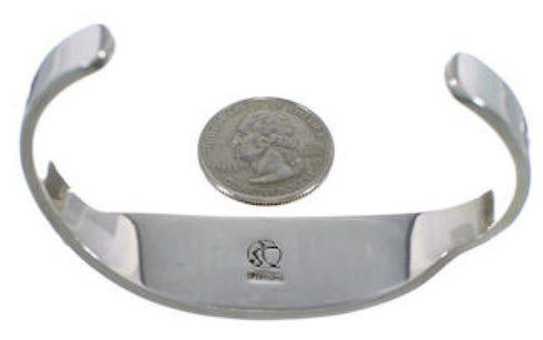 Turquoise Water Wave Genuine Sterling Silver Bracelet VX37550