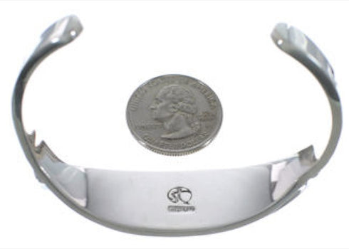 Water Wave Sterling Silver Multicolor Jewelry Bracelet VX37600