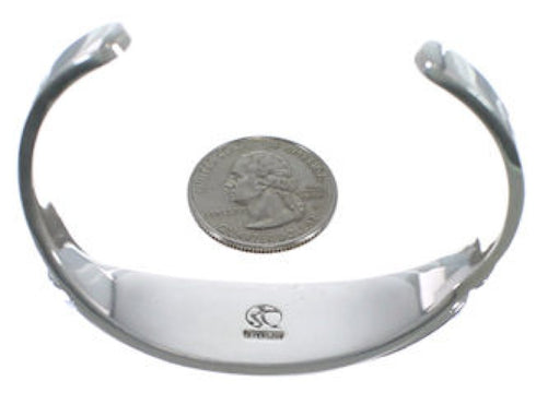 Genuine Sterling Silver Water Wave Multicolor Bracelet VX37608