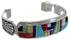 Southwestern Mulitcolor Silver Jewelry Bracelet VX37629