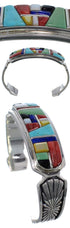 Southwestern Mulitcolor Silver Jewelry Bracelet VX37629