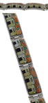 Native American Village Design Southwest Link Bracelet GS62421