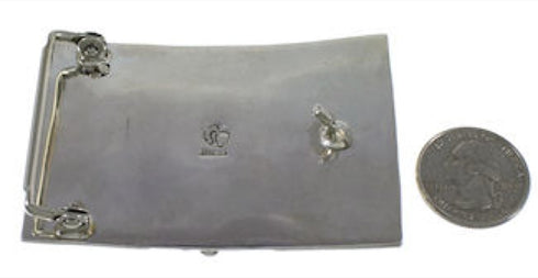 Turquoise And Coral Southwest Belt Buckle PX29152