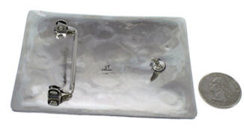 Sterling Silver Eagle Turquoise Southwestern Belt Buckle PS70757