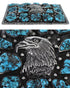 Turquoise Southwestern Sterling Silver Eagle Belt Buckle PS70761