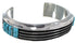 Southwestern Sterling Silver Turquoise Jewelry Cuff Bracelet EX27425