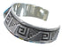Sterling Silver Multicolor Water Wave Southwest Cuff Bracelet BW75397