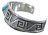 Sterling Silver Southwestern Multicolor Inlay Cuff Bracelet PX27763