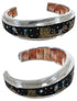 Silver Native American Mesa Design Multicolor Bracelet IS63336