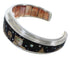 Silver Native American Mesa Design Multicolor Bracelet IS63336