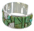 Turquoise Inlay Genuine Sterling Silver Bracelet CW64888