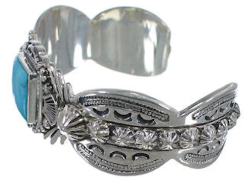 Southwest Sterling Silver Turquoise Jewelry Bracelet FX27470