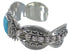 Southwest Sterling Silver Turquoise Jewelry Bracelet FX27470