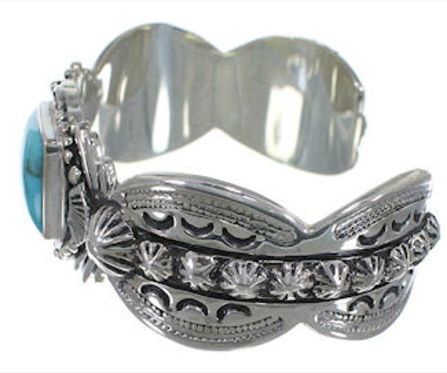 Turquoise Southwest Sterling Silver Bracelet Jewelry FX27485
