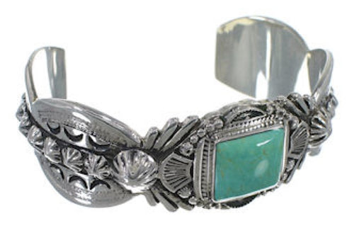 Turquoise Sterling Silver Southwest Jewelry Bracelet FX27466